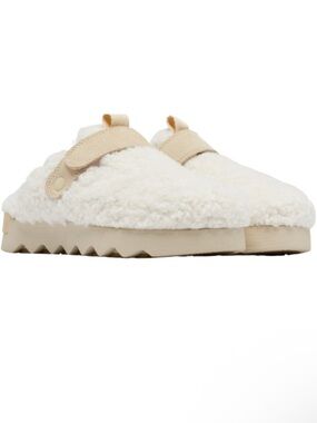 Sorel Womens VIIBE Clog Faux Shearling Slip On